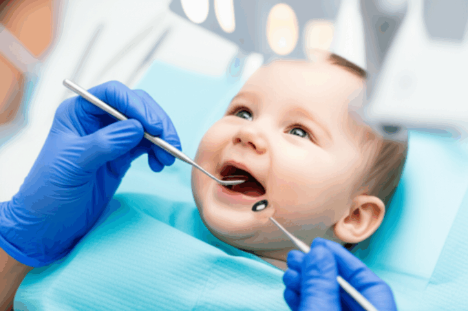 Generate a high-quality, relevant image prompt for an article about: Baby Dental Care: Essential for