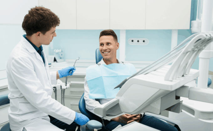Generate a high-quality, relevant image prompt for an article about: Dental Consultation: What to Ex