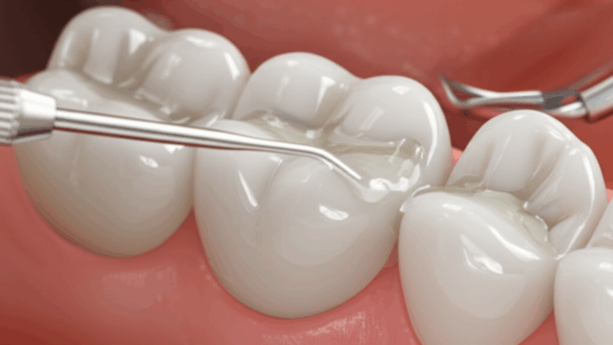 Generate a high-quality, relevant image prompt for an article about: Dental Sealants: Effortless Cav